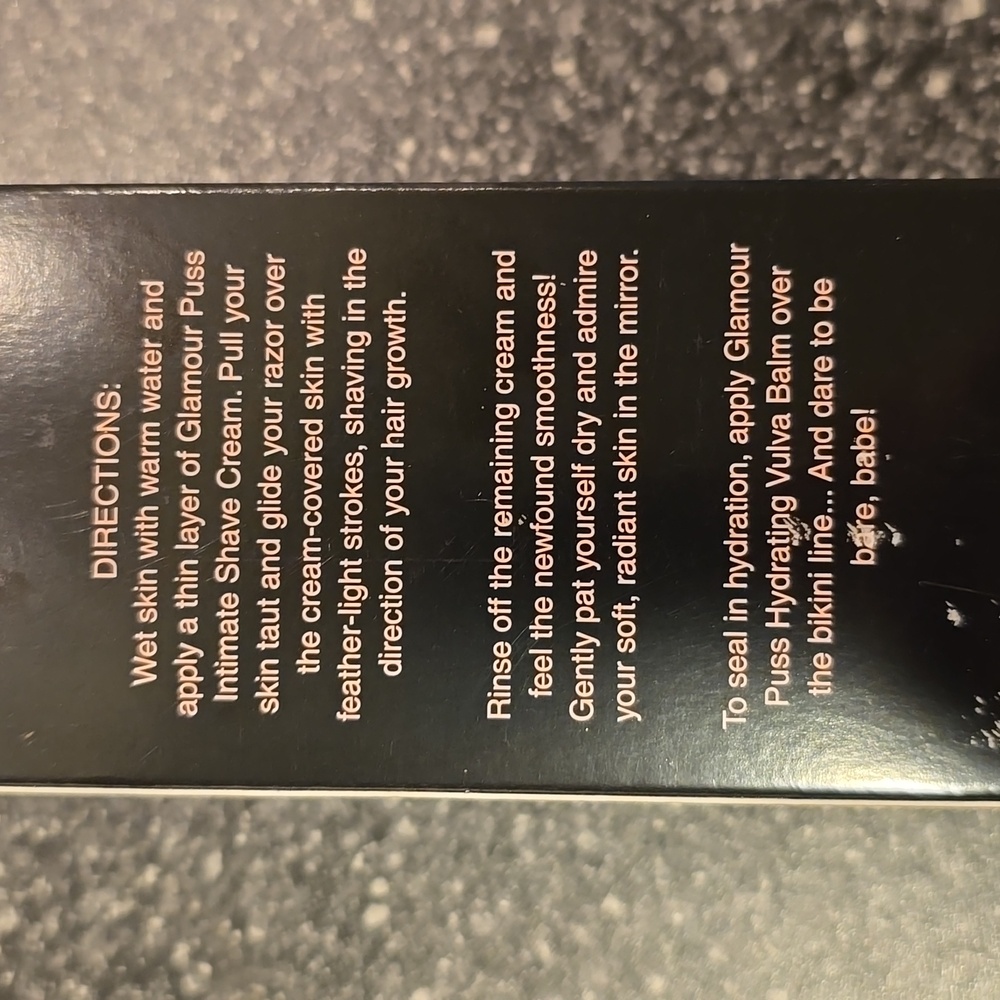 NIB Booty Parlor Booty Parlor Glamour Puss Intimate Shave Cream 8 oz. $35 - Picture 5 of 11